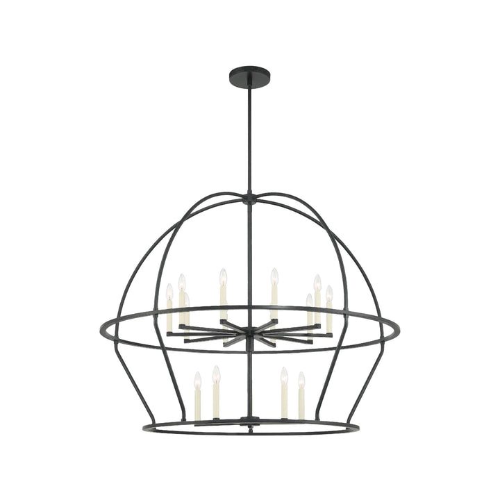 Alexa Collection - Chandelier 15 Light - Matte Black