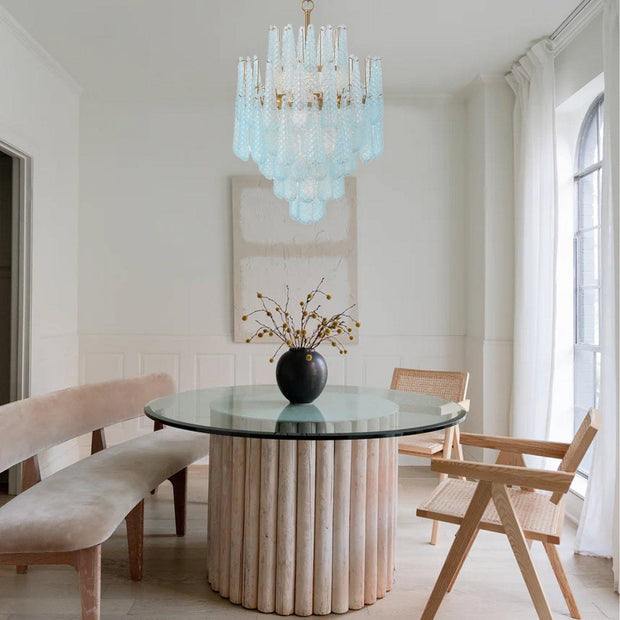 Libby Collection - 16 Lights Chandelier - Blue