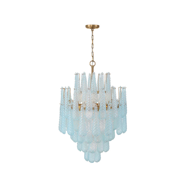 Libby Collection - 16 Lights Chandelier - Blue