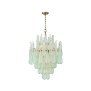 Libby Collection - 16 Lights Chandelier - Green
