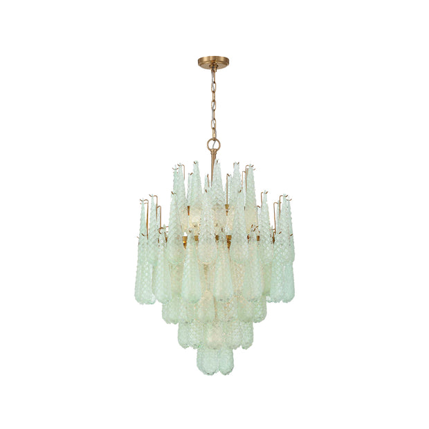 Libby Collection - 16 Lights Chandelier - Green
