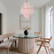 Libby Collection - 16 Lights Chandelier - Blush