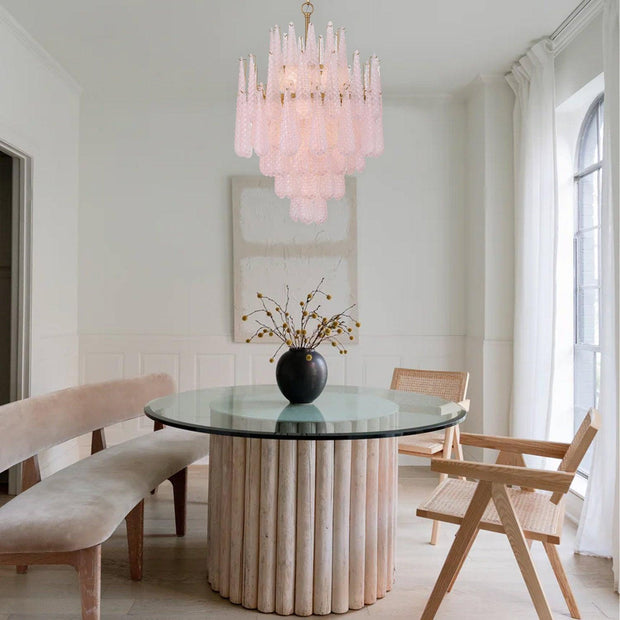 Libby Collection - 16 Lights Chandelier - Blush