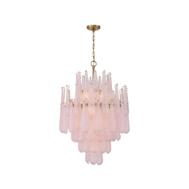 Libby Collection - 16 Lights Chandelier - Blush