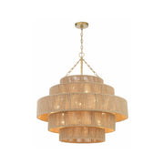 Soto Collection - 5 Layer Chandelier - Rattan