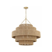 Soto Collection - 5 Layer Chandelier - Rattan