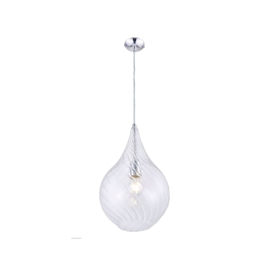 Mediterranean Glass Pendant - Clear