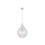 Mediterranean Glass Pendant - Golden Teak