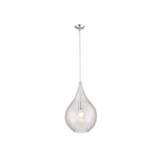 Mediterranean Glass Pendant - Golden Teak