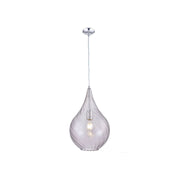 Mediterranean Glass Pendant - Smoke