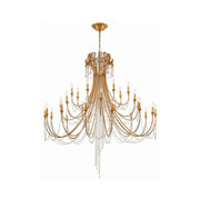 Bailey Collection - 28 Lights Chandelier - Gold