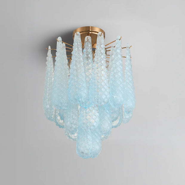 Libby Collection - 4 Lights Semi-Flush - Blue