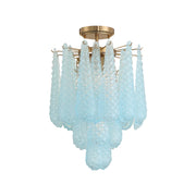 Libby Collection - 4 Lights Semi-Flush - Blue