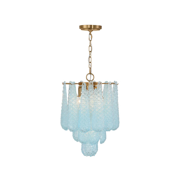 Libby Collection - 4 Lights Pendant - Blue