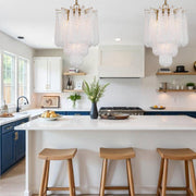 Libby Collection - 4 Lights Pendant - Clear