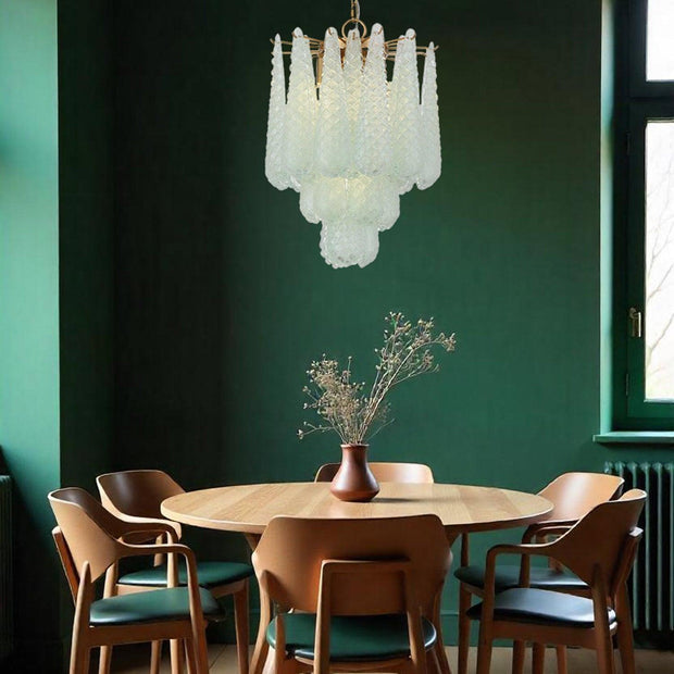 Libby Collection - 4 Lights Pendant - Green