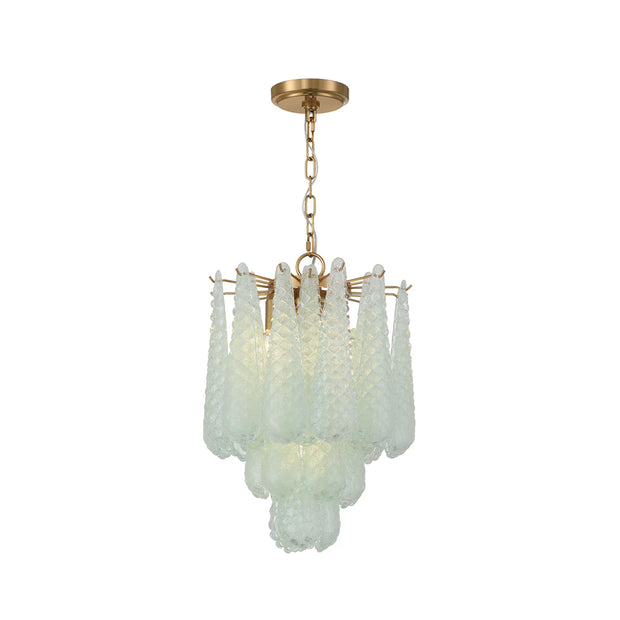 Libby Collection - 4 Lights Pendant - Green
