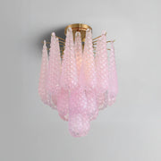 Libby Collection - 4 Lights Semi-Flush - Blush