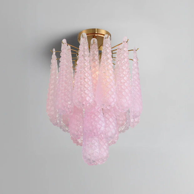 Libby Collection - 4 Lights Semi-Flush - Blush