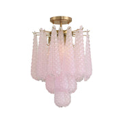 Libby Collection - 4 Lights Semi-Flush - Blush