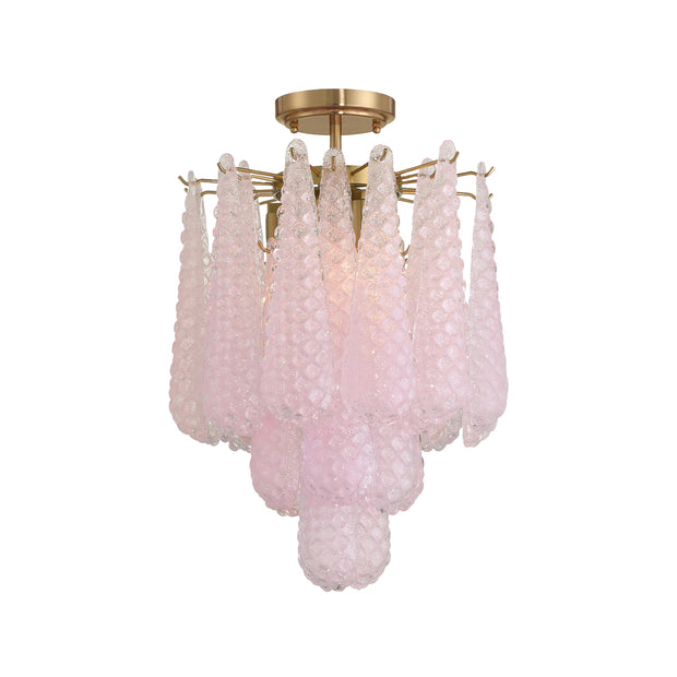 Libby Collection - 4 Lights Semi-Flush - Blush