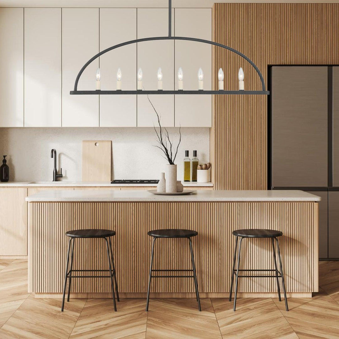 Alexa Collection - Bar Light 8 Lights - Matte Black