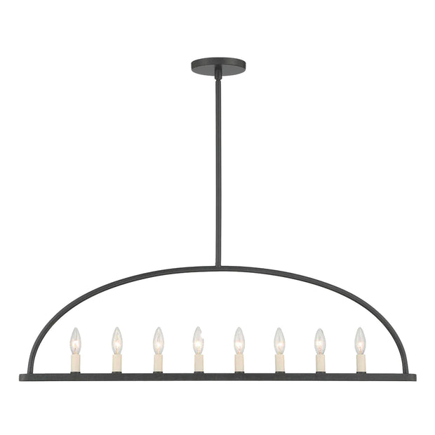 Alexa Collection - Bar Light 8 Lights - Matte Black