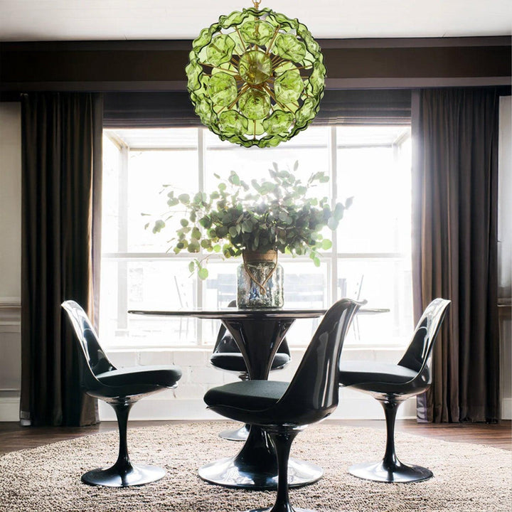 Marselle 9 Lights Pendant - Green - Designer Chandelier Australia