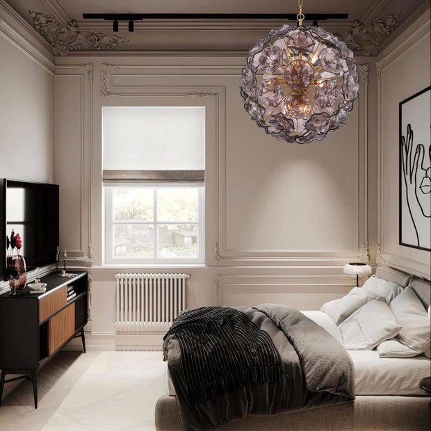 Marselle 9 Lights Pendant - Grey