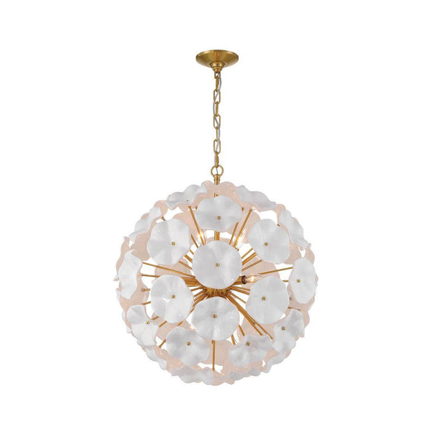 Marselle 9 Lights Pendant - White