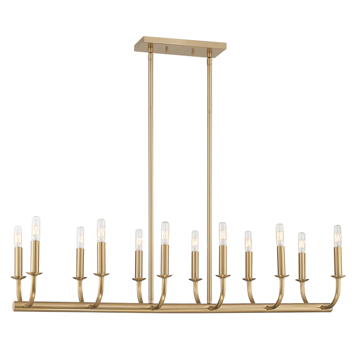 Bleecker Collection - Bar Light - Aged Brass