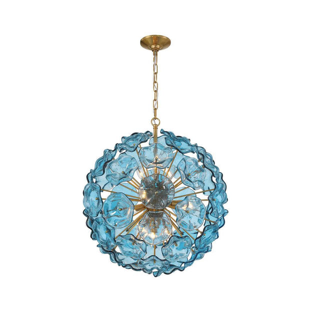 Marselle 9 Lights Pendant - Blue
