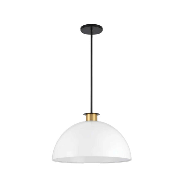 Gamma Collection - Pendant - Satin Brass & Matte Black - W:60cm