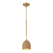 Mace Collection - Pendant - Rattan - W:15cm