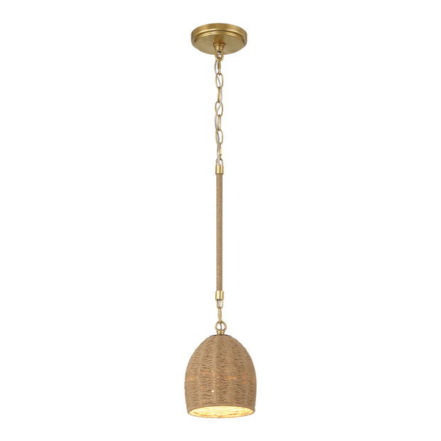 Mace Collection - Pendant - Rattan - W:15cm