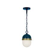 Rama Collection - Matte Black and Textured Gold Pendant - W:31cm