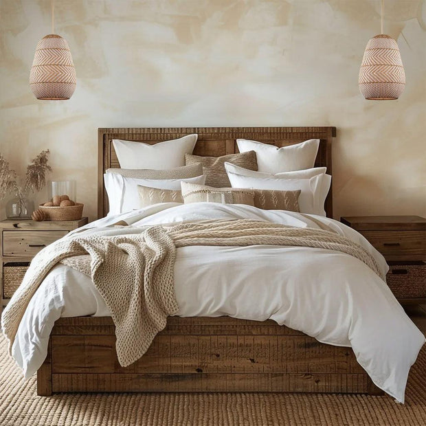 Barzi Collection Pendant - Rattan - W:40cm