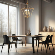 Venetian Collection - 4 Lights Pendant - Antique Gold