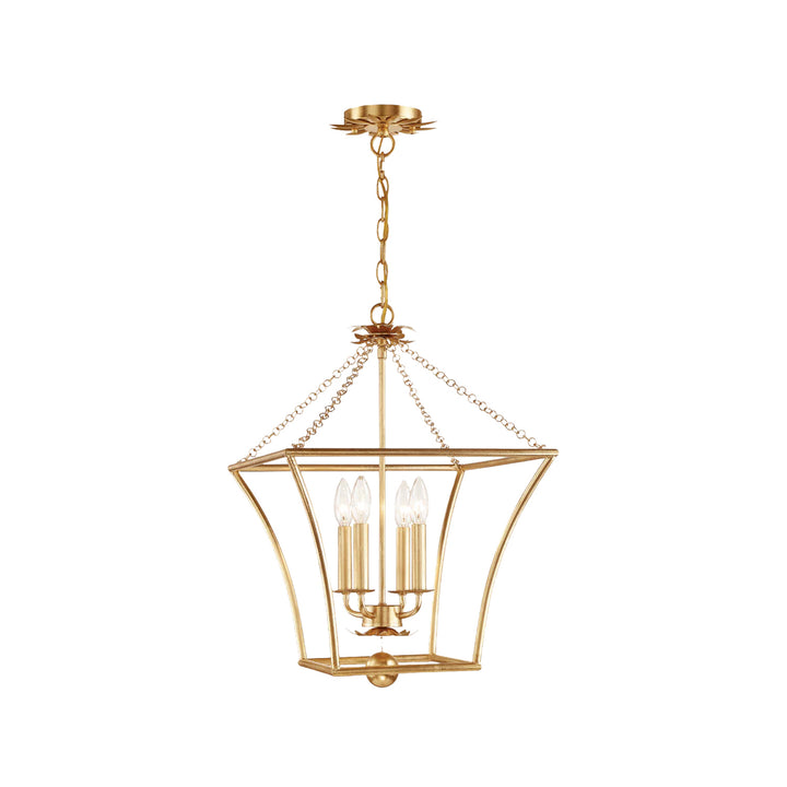 Venetian Collection - 4 Lights Pendant - Antique Gold