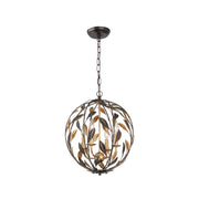 Vienna Collection - Pendant - English Bronze & Antique Gold - W:40cm