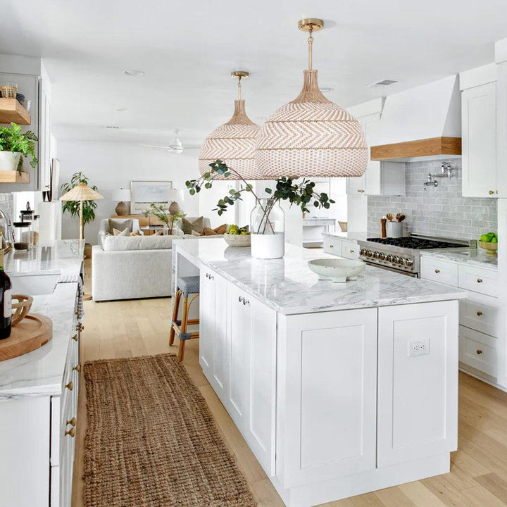 Barzi Collection Pendant - Rattan - W:53cm