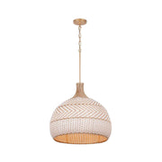 Barzi Collection Pendant - Rattan - W:53cm