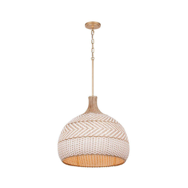 Barzi Collection Pendant - Rattan - W:53cm