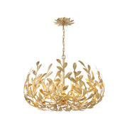 Laurel Collection - Chandelier - Antique Gold - W:68cm