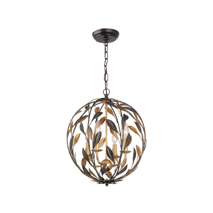 Vienna Collection - Pendant - English Bronze & Antique Gold - W:53cm