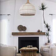 Barzi Collection Pendant - Rattan - W:66cm