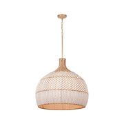 Barzi Collection Pendant - Rattan - W:66cm