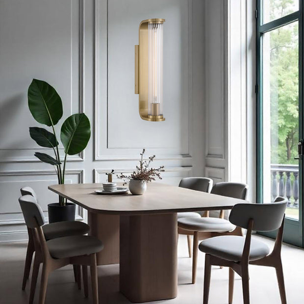 Hawkins 1 Light Wall Sconce - Aged Brass