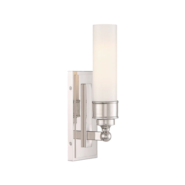 Jarvis 1 Light Wall Sconce - Polished Nickel