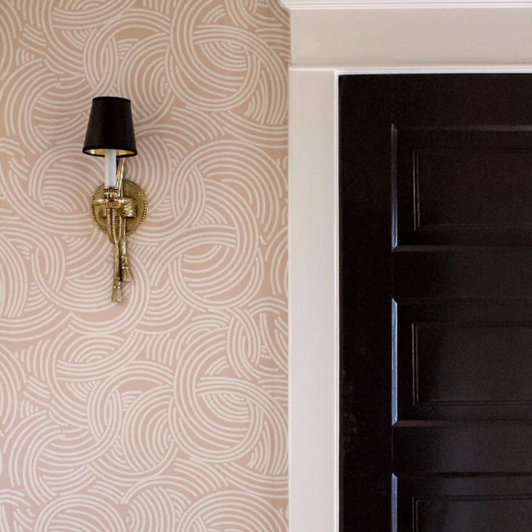 Lola Collection - Polished Brass Wall Sconce - H:38cm